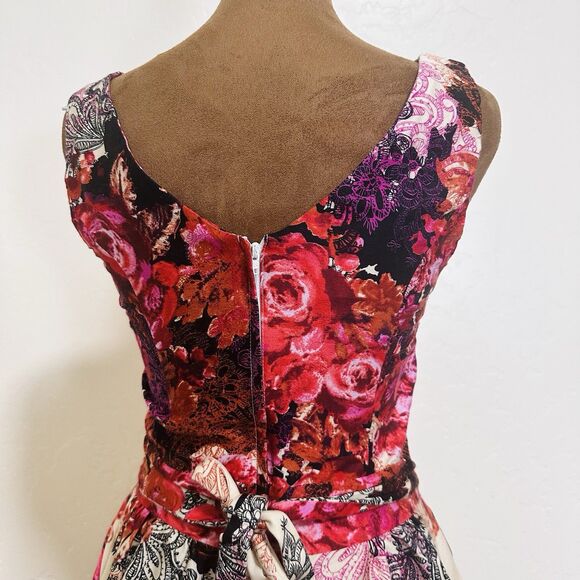 Lady Vintage London Tea Dress US 4 Hepburn Rockabilly Retro 1950s Swing Pinup - Picture 5 of 13